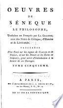 Oeuvres de Séneque le philosophe: Lettres de Sêneque