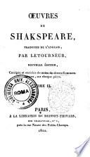 Oeuvres de Shakspeare, traduites de l'anglais, par Letourneur ... tome 1.[-12.!