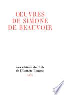 Oeuvres de Simone de Beauvoir