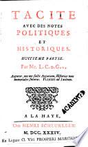 Oeuvres de Tacite