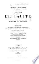 Oeuvres De Tacite