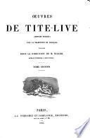 Oeuvres de Tite-Live (Histoire romaine) publiees sous la direction de M. Nisard