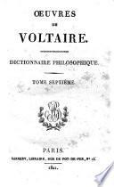 Oeuvres de Voltaire. Dictionnaire philosophique. Tome premier[-deuxième]