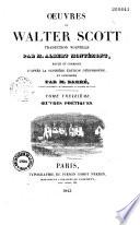 Oeuvres de Walter Scott