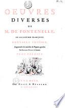 Oeuvres diverses de M. de Fontenelle, de l'académie françoise. Nouvelle édition, augmentée & enrichie de figures gravées par Bernard Picart le romain