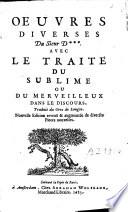 Oeuvres diverses du Sieur D***