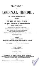 Ôeuvres du cardinal Gerdil