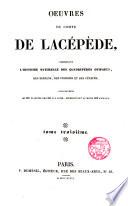Oeuvres du Compte de --- Comprenant l ́Histoire Naturelle des Quadrupedes Ovipares