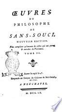 Oeuvres du Philosophe de Sans-Souci