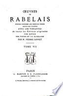 Oeuvres. Édition conforme aux derniers textes revus par l'auteur. Avec les variantes de toutes les éditions originales. Une notice, des notes et un glossaire [par P. Jannet].