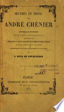 Oeuvres en prose de André Chénier