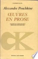 Oeuvres en prose