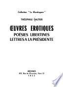 Oeuvres érotiques