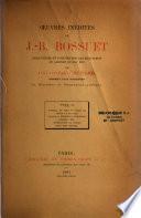 Oeuvres inédites de Bossuet