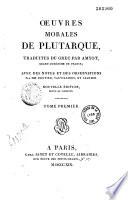 Oeuvres morales de Plutarque