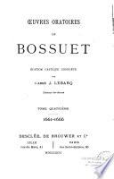 Oeuvres oratoires de Bossuet