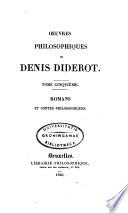 Oeuvres philosophiques de Denis Diderot. 5