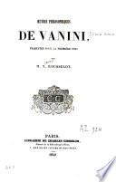 Oeuvres philosophiques