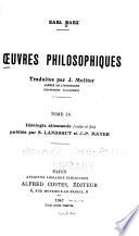 Oeuvres Philosophiques
