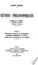 Oeuvres philosophiques traduites par J. Molitor