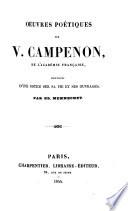 Oeuvres poétiques de V. Campenon