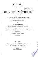 Oeuvres poétiques