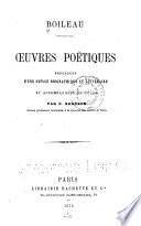 Oeuvres poétiques