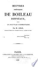 Oeuvres poétiques