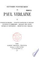Oeuvres posthumes