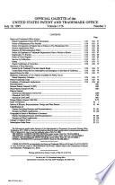 Official Gazette of the United States Patent and Trademark Office