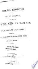 Official Register of the United States