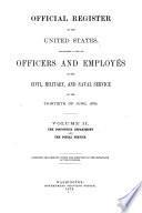 Official Register of the United States