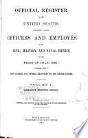 Official Register of the United States