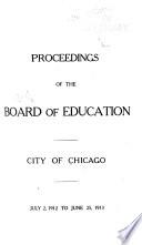 Official Report of the Proceedings of the Board of Education of the City of Chicago