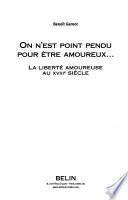 On n'est point pendu pour être amoureux