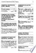 Ontario Government Publications Annual Catalogue