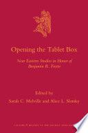 Opening the Tablet Box
