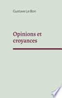 Opinions et croyances