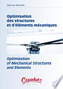 Optimisation Des Structures Et D'elements Mecaniques