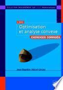 Optimisation et analyse convexe