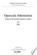 Opuscula Atheniensia