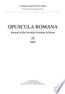 Opuscula Romana
