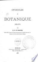 Opuscules de botanique (1862-1873)