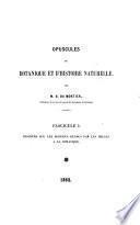 Opuscules de botanique 1862-1873