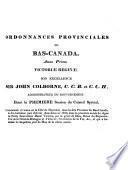 Ordinances Made and Passed