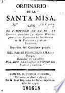 Ordinario de la Santa Misa
