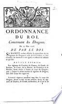 Ordonnance du Roi ... concernant les dragons. Du 25 mars 1776