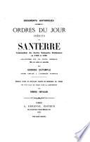 Ordres du jour inédits
