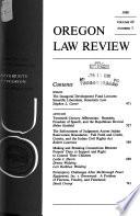 Oregon Law Review