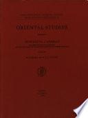 Oriental Studies